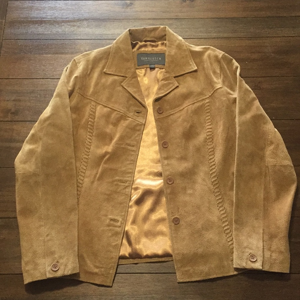 100% Genuine Leather Cow Hide Van Heusen Jacket 🧥